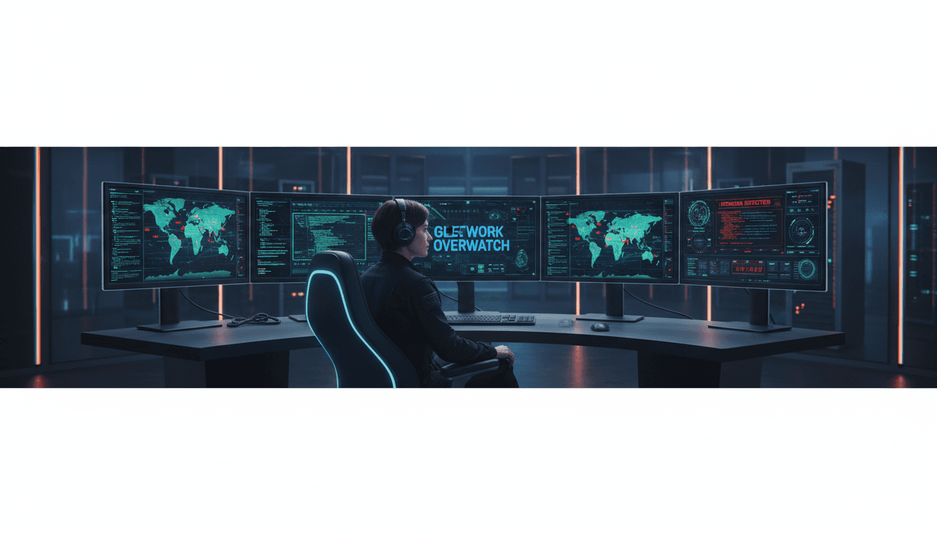 Cybersecurity analyst monitoring network threats
